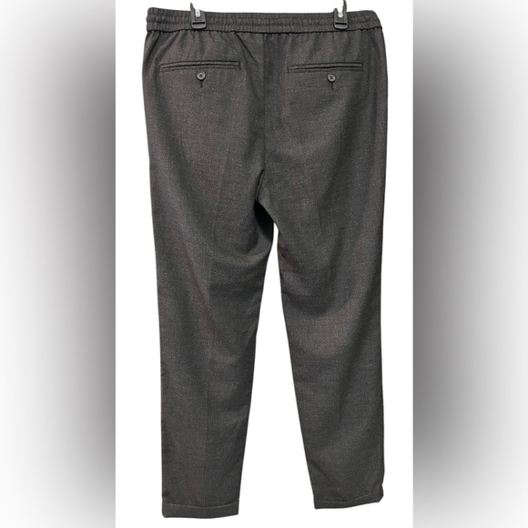 π₯ NWT- H&M Menβs Slim fit drawstring dress pants w/folded cuff bottoms, Size L - Picture 4 of 7